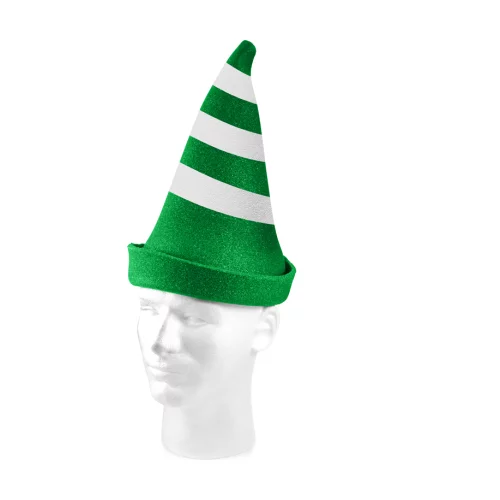 Chapeau de lutin de Noël en mousse