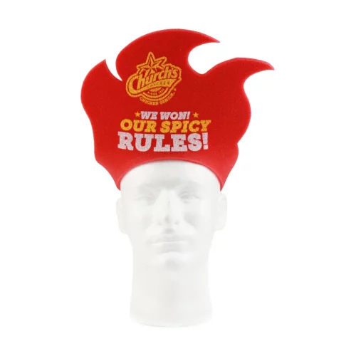 Flame Foam Popup Visor