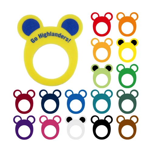 Visière à oreilles d'animaux arrondies