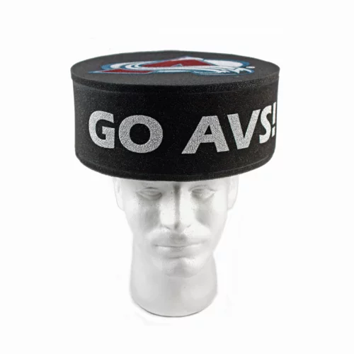 Chapeau en mousse en forme de rondelle