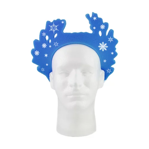 Visière à col roulé flocon de neige