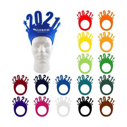 Visière à rabat pour la veille du Nouvel An