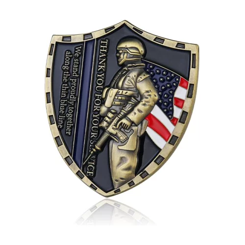 1.25" Soft Enamel Coins (Color 2 Sides)