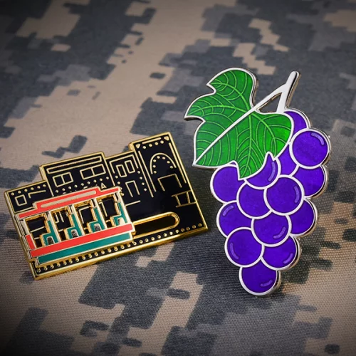 2" Cloisonne/Hard Enamel Pin