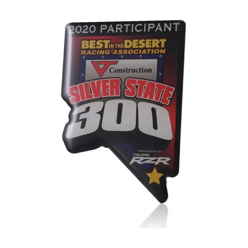 1 1/2" Brass Offset Printed Pin