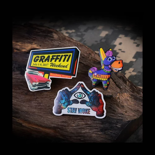 1/2" Stainless Steel Printed Pin