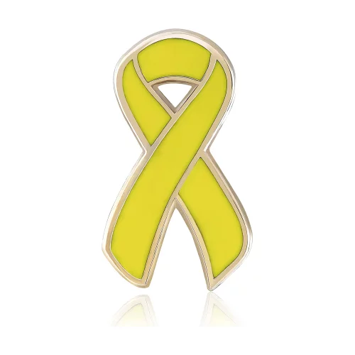 Stock Awareness Ribbon of Hope Pin (Rounded Top Ribbon)