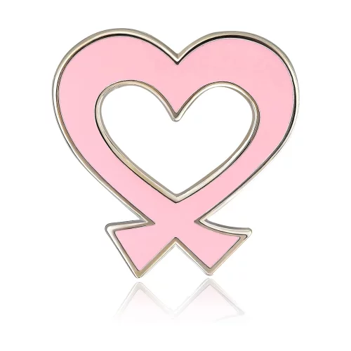 Stock Awareness Ribbon of Hope Pin (Heart Ribbon)
