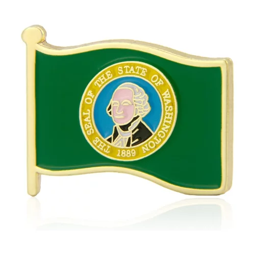 Stock Flag Pin (Washington State)