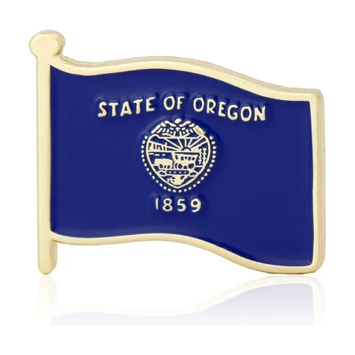 Stock Flag Pin (Oregon State)