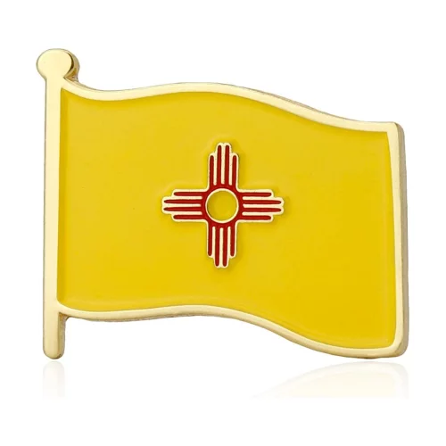 Stock Flag Pin (New Mexico State)