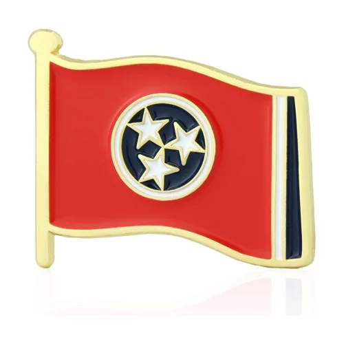Stock Flag Pin (Tennessee State)