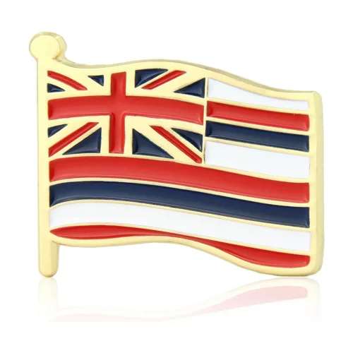 Stock Flag Pin (Hawaii State)