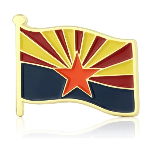Stock Flag Pin (Arizona State)