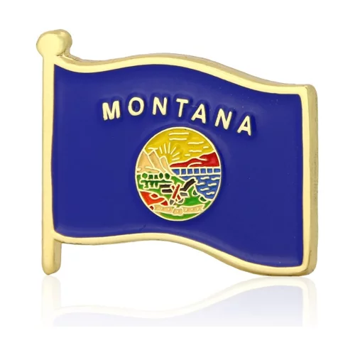 Stock Flag Pin (Montana State)