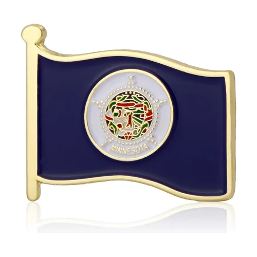 Stock Flag Pin (Minnesota State)