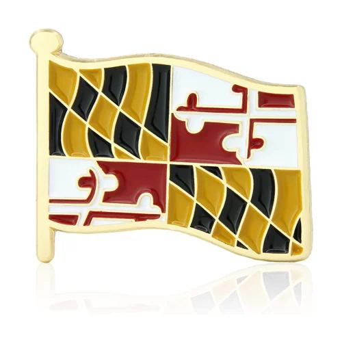 Stock Flag Pin (Maryland State)