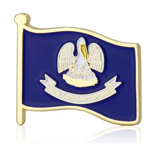 Stock Flag Pin (Louisiana State)