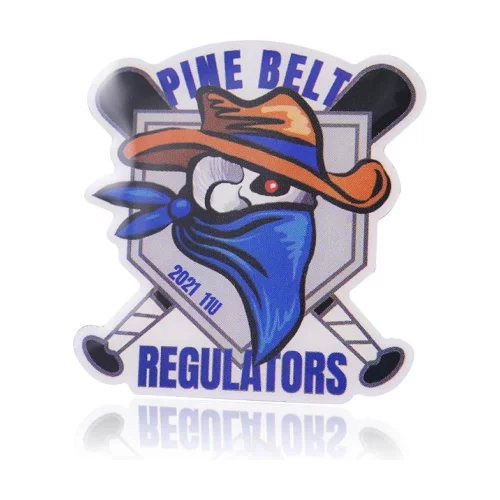 2 1/4" Printed Baseball Trading Pin