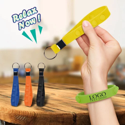 Porte-clés anti-stress Push Pop