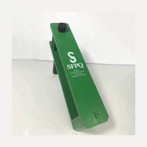 Secouer en bois vert de 8 pouces