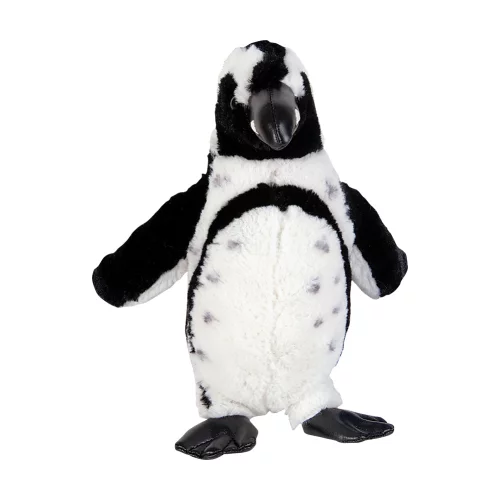 Pingouin en peluche noir de 12 pouces