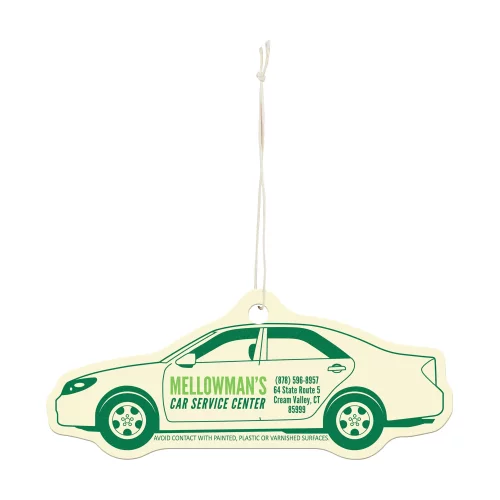 Étiquette pour rafraîchisseur d'air en papier - Voiture