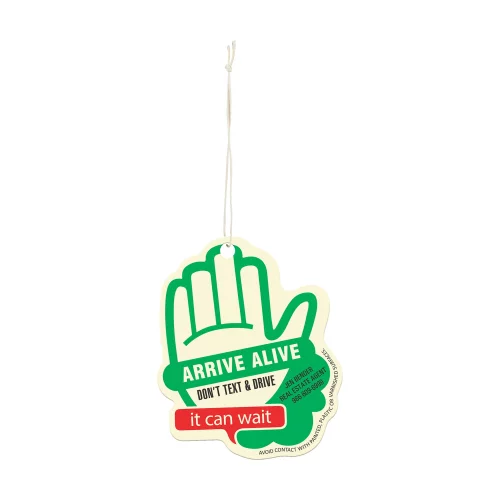 Étiquette pour rafraîchisseur d'air en papier - Main