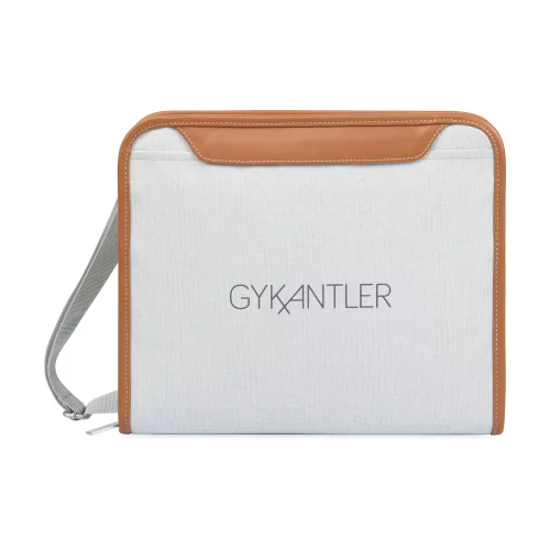 Porte-documents hybride pour bureau mobile - Gris Heather discret