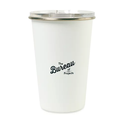 Gobelet de voyage en acier inoxydable Arlo Classics - 14 oz - Blanc