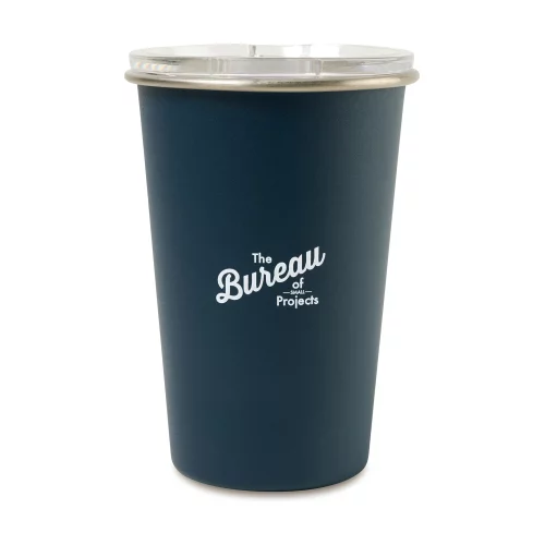 Gobelet de voyage en acier inoxydable Arlo Classics - 14 oz - Bleu marine mat