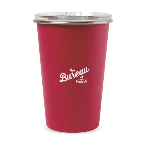 Gobelet de voyage en acier inoxydable Arlo Classics - 14 oz - Rouge