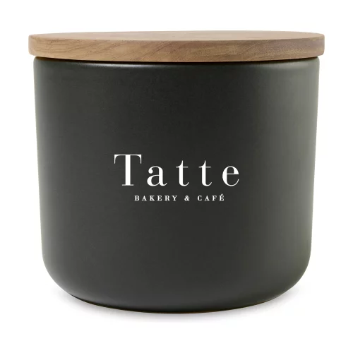 Be Home® Brampton Stoneware Container - Medium - Black