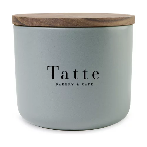 Be Home® Brampton Stoneware Container - Medium - Light Grey