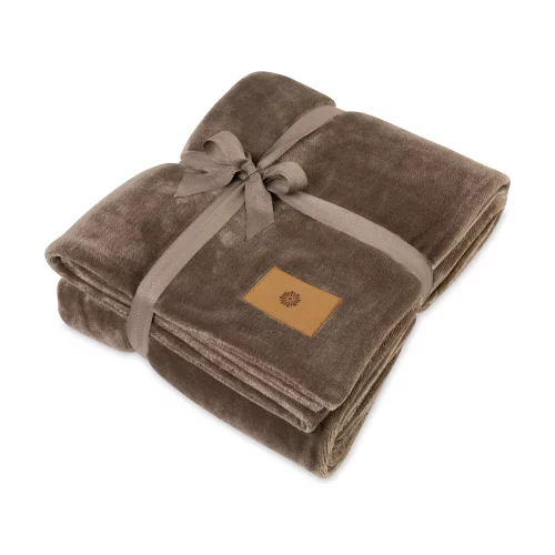 Mink Ever Soft Throw Blanket - Mocha