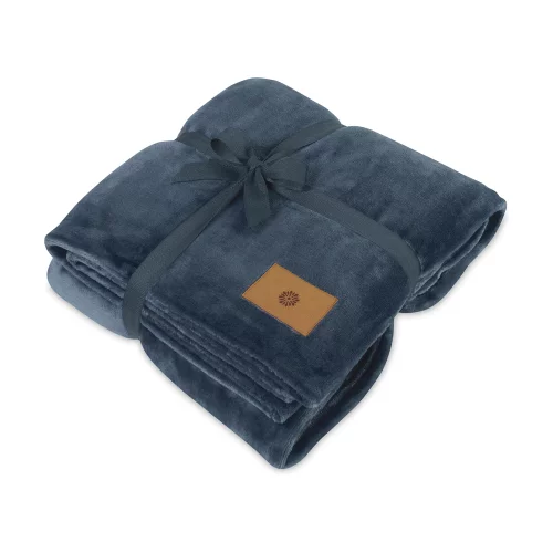 Mink Ever Soft Throw Blanket - Vintage Indigo