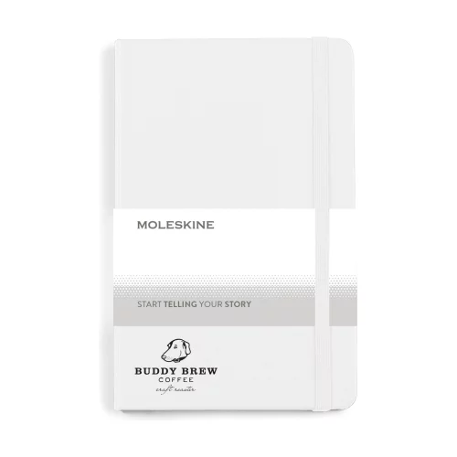 Carnet de notes à couverture rigide Moleskine® - Blanc