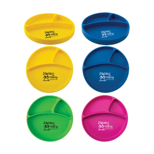 Assiette à succion en silicone
