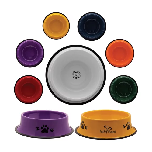 Bol pour animaux en acier galvanisé