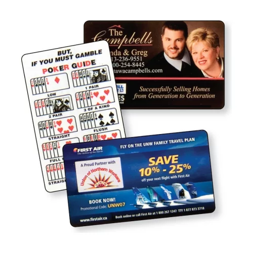 12pt Paper Wallet Cards