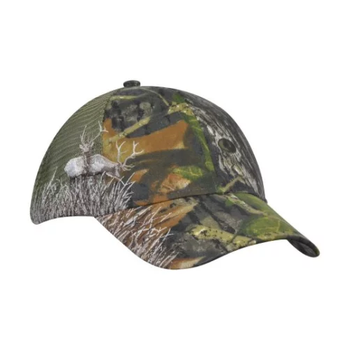 Mossy Oak® Camouflage Hunting- Elk Mesh Cap