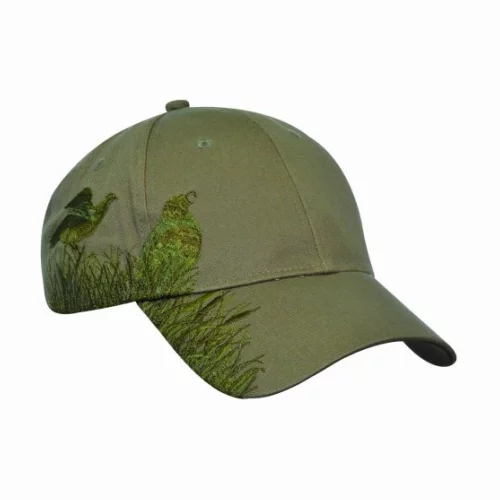 Camouflage Wildlife-Quail Embroidered Mesh Cap