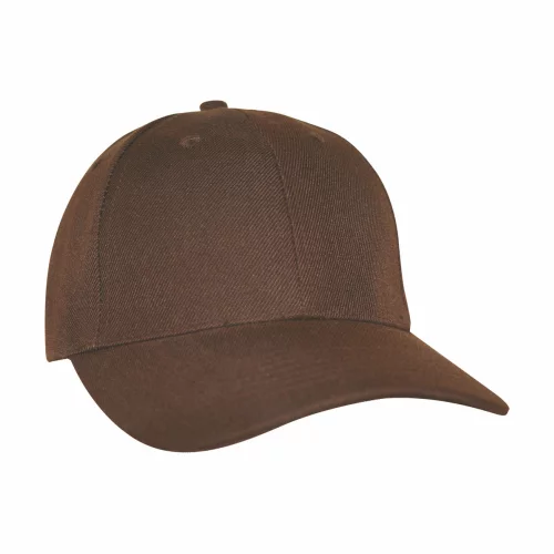 Constructed Poly-Serge 6-Panel Cap