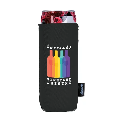 Refroidisseur de canette Koozie® Slim en néoprène pliable