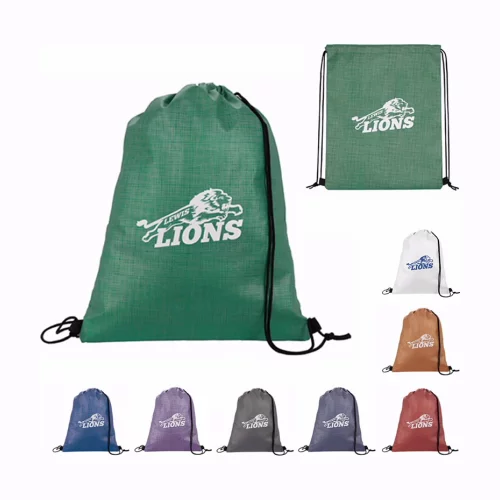 Sac à dos à cordon brillant en non-tissé