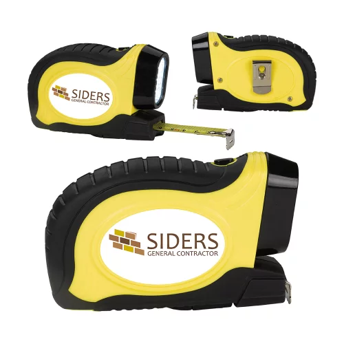 Tape Measure with LED Flashlight