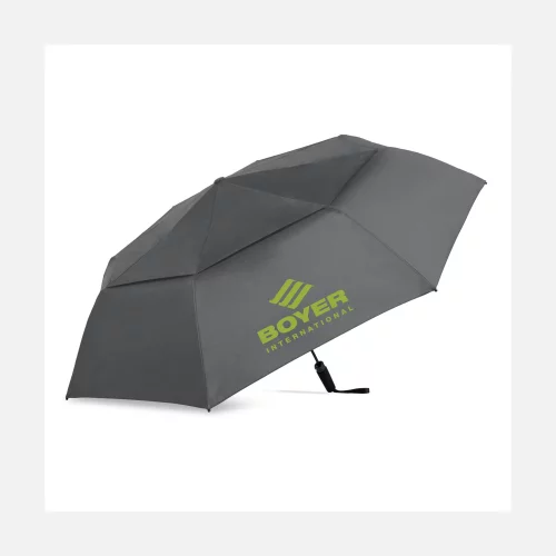 Parapluie compact GoGo® de Shed Rain™ VORTEX™ RPET de 54" avec ouverture/fermeture automatique et ventilation jumbo.
