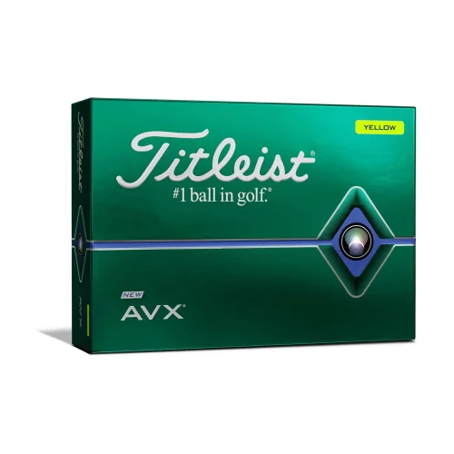 Balle de golf Titleist AVX jaune 12 pack (10-15 jours)