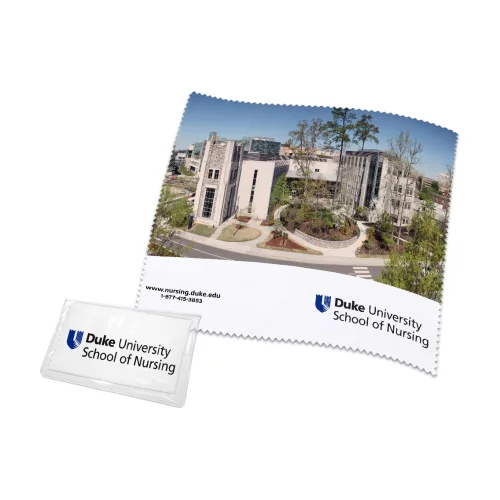 Chiffon de nettoyage en microfibre avec sublimation des teintures (7" x 7")