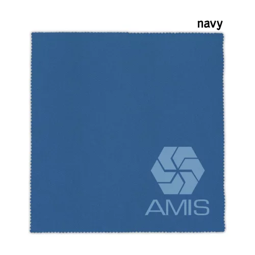 Chiffon de nettoyage en microfibre avec impression sur tampon (10" x 10")